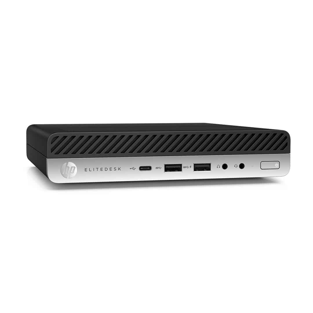 HP EliteDesk 705 G4 Mini PC/AMD Ryzen 3 2200GE 3.2GHz/8GB RAM/256GB SSD/AMD Radeon Vega 8/Win 10 Pro 64-bit - cover