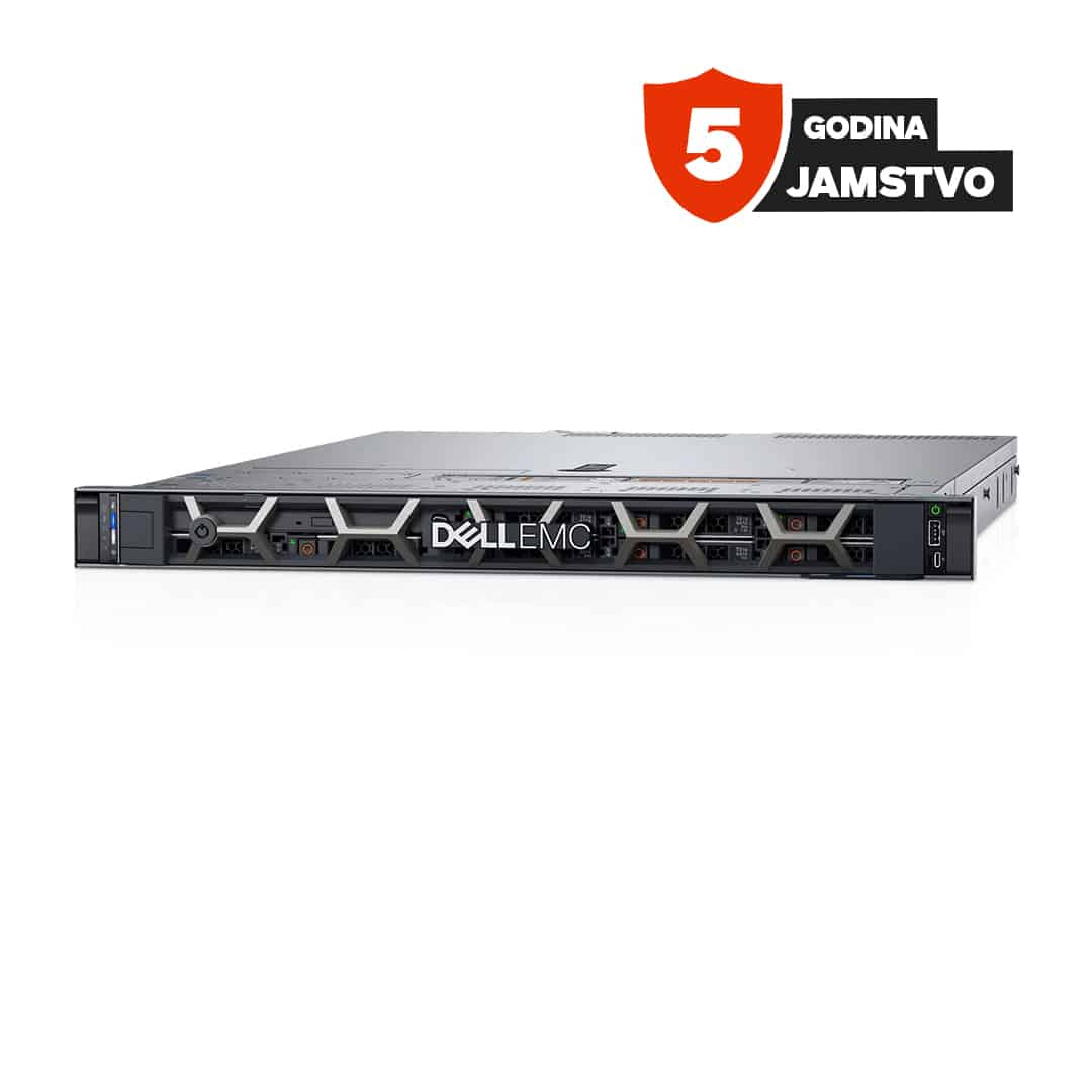DELL R440 4LFF, server/2xIntel Xeon Silver 4208 (8C 11M Caсhe 2.10 GHz)/2x16GB DDR4 RDIMM 2133MHz/RAID Dell PERC H330 Mini Mono (ZM /noHDD (up to 4 HDD 3.5'' LFF)/2x Power supply Dell 550w - cover