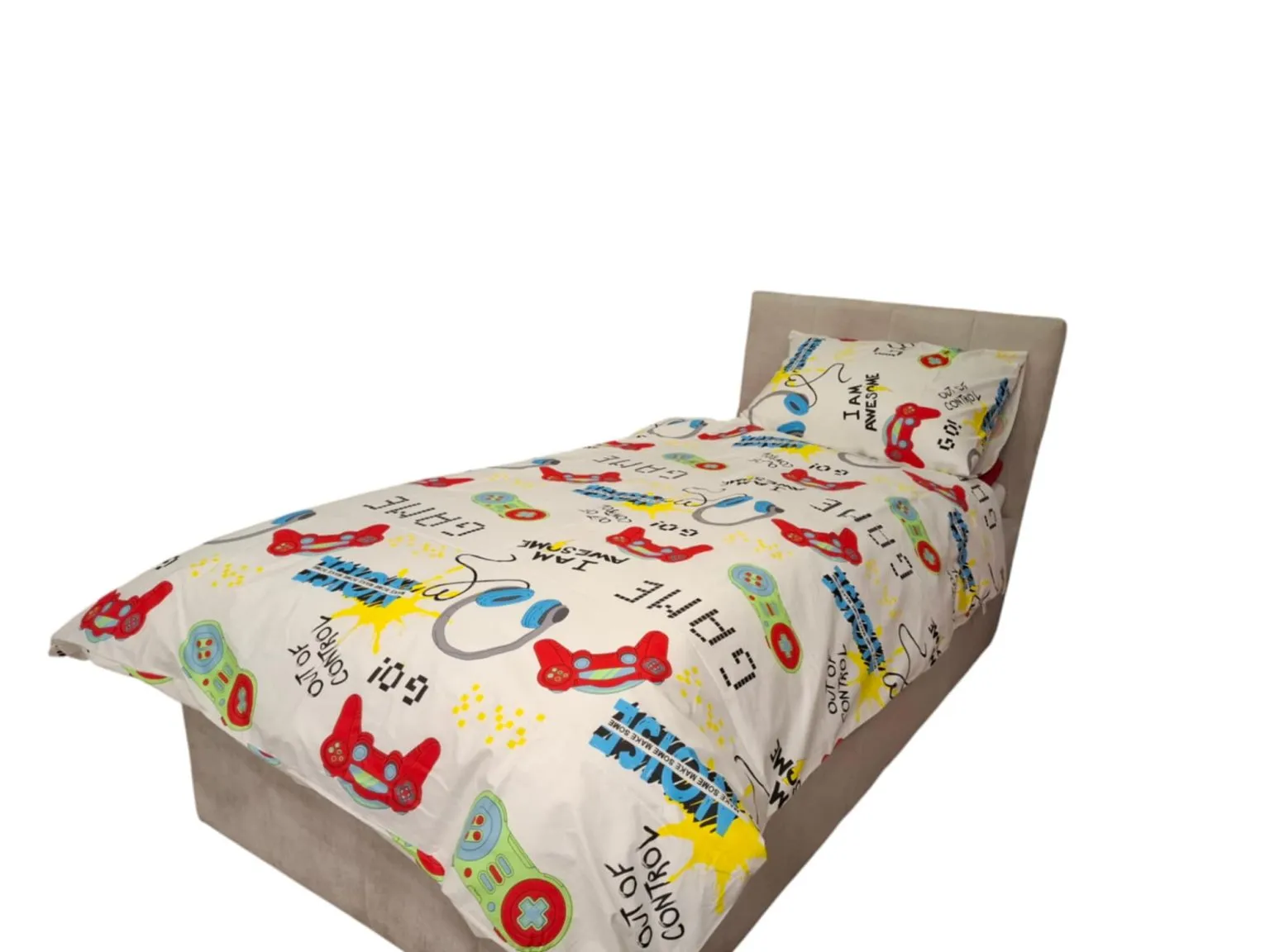 Posteljina 140×200 ”Game” - cover