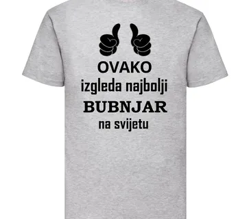 Majica za najboljeg bubnjara - cover