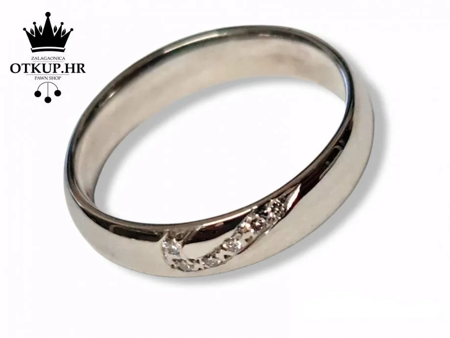 ZLATNI PRSTEN SA DIJAMANTIMA 3,40G (14K) R1, RATE - cover