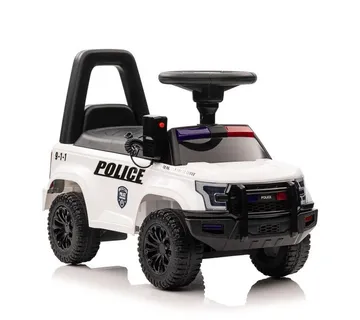 Dječja guralica Police - bijela - cover