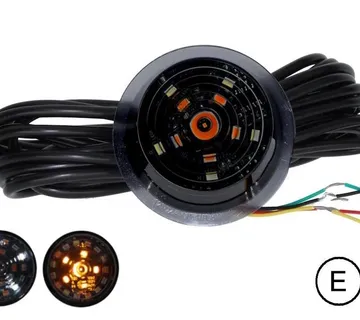 LED DARK LAMP BIJELA SA ŽMIGAVCEM - cover