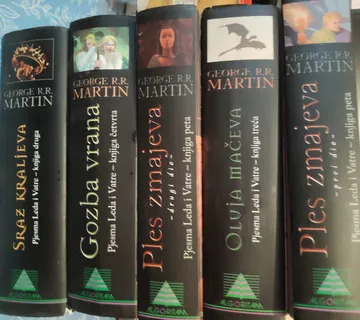 George R.R. Matrin – Pjesma Leda i Vatre knjiga 2-6 - cover