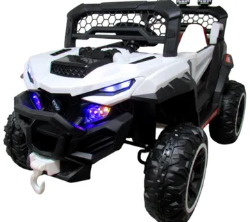 Buggy X9 Auto na akumulator, bijele boje, sjedište od eko kože - cover