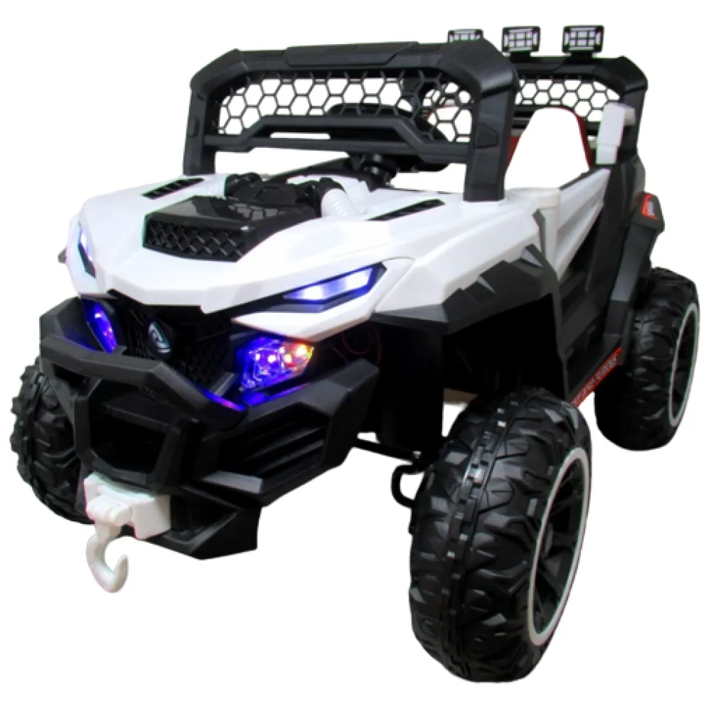 Buggy X9 Auto na akumulator, bijele boje, sjedište od eko kože - cover