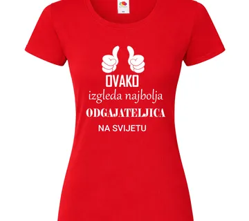 Majica za najbolju odgajateljicu - cover