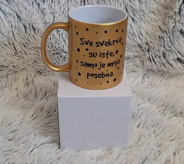 Sparkle šalica (zlatna) - cover