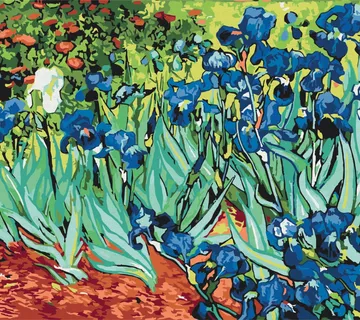 Irisi Van Gogh Set za slikanje po brojevima 50 x 40 cm - cover