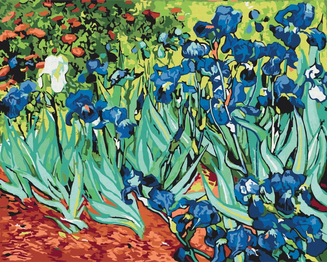 Irisi Van Gogh Set za slikanje po brojevima 50 x 40 cm - cover