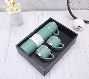 Termosica od nehrđajućeg čelika sa 3 šalice - cover