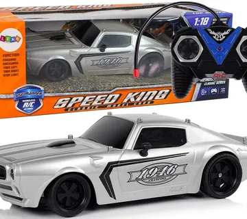 Auto na daljinsko upravljanje 1:18 Silver Champion - sivi - cover