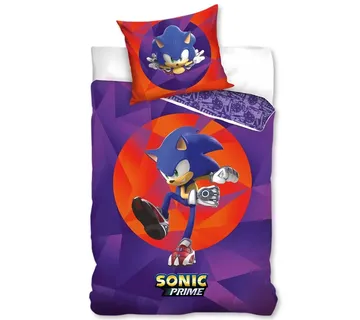 Sonic Prime ‘Purple’ dječja posteljina, 140×200 cm - Zagreb