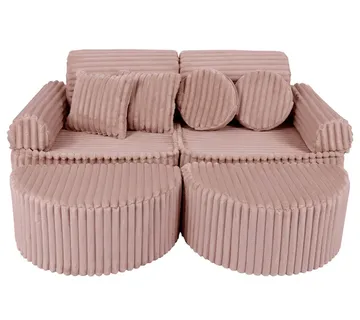 Modularna sofa - ružičasta - cover