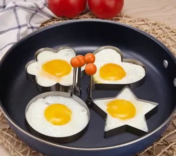 5x Kalup za pečenje jaja i drugih obroka. Nehrđajući čelik - cover