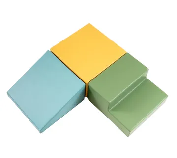 Soft Play 3 Foam Block Set - Pastel Turquoise Mini Climbie - cover