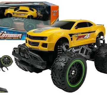 Auto na daljinsko upravljanje  Off-road R/C High Wheels - žuti - cover
