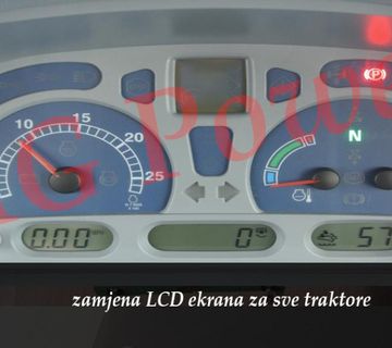 New Holland, Case, Steyr mjenjanje LCD ekrana, inštrument ploča - cover
