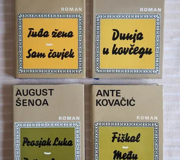 HRVATSKI ROMAN ZAGREB 1978 1979 KOVACIC ŠENOA KOZARCANIN BEGOVIC - cover