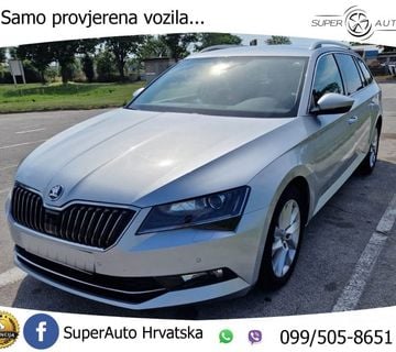 Škoda Superb Combi 2,0 TDI DSG 190 KS, REG 07/25 KAMERA+ACC+GR SJEDALA - cover