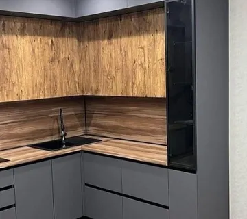 Kuhinja kutna izrađena po mjeri mat - cover