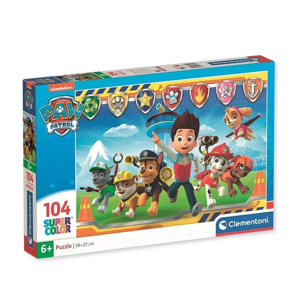 Paw Patrol puzzle – Pins, 104pcs - cover