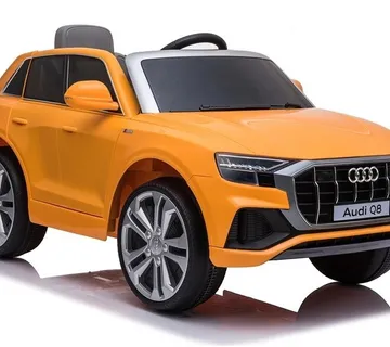 Licencirani auto na akumulator Audi Q8 – žuti/lakirani - cover