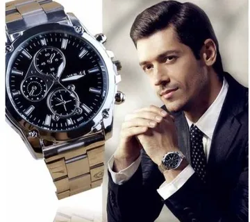 Muški moderni metalni sat M&H - cover