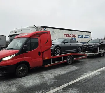 Prijevoz vozila i strojeva, Transport automobila, Vučna služba, Uvoz - cover