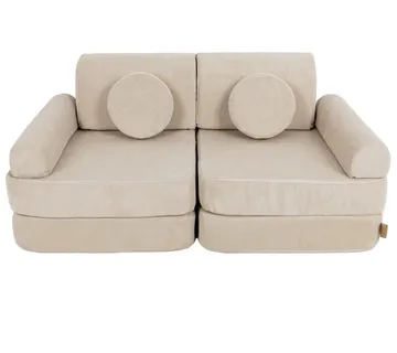Srednja modularna sofa za djecu - Slimcord Ecru - cover