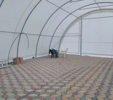 Montažna hala / montažni šator 9.15x12m 4,5m (V) 110m2 DOSTUPNO ODMAH - cover