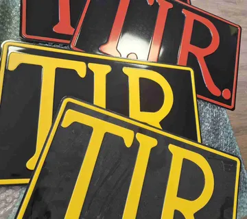 PLOČA T.I.R. – CRVENO/ ŽUTO - cover