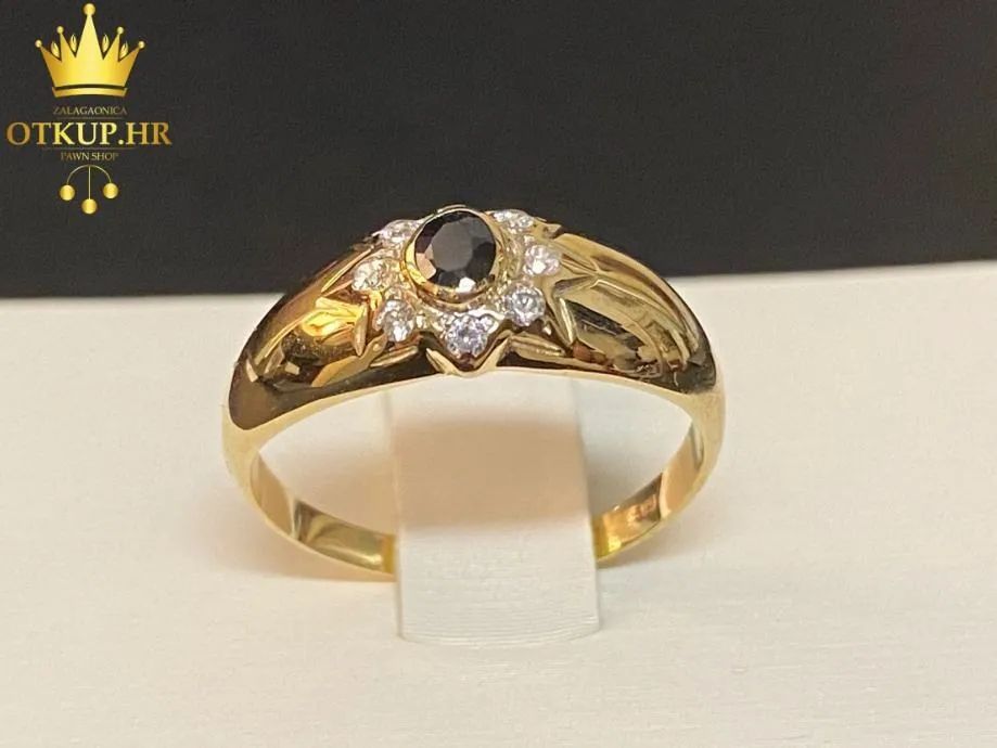 ZLATNI PRSTEN 2,20g 14K / R1, RATE! - cover