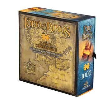 Lord of the Rings puzzle – Map of Middle-earth, 1000pcs - cover