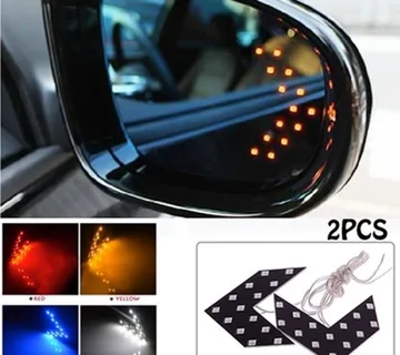 Komplet crveni i plavi Led pokazivači smjera u retrovizoru- 2 para - cover