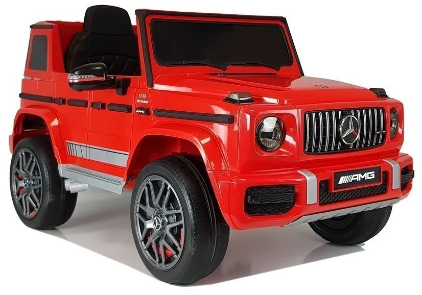 Licencirani auto na akumulator Mercedes G63 - crveni - cover