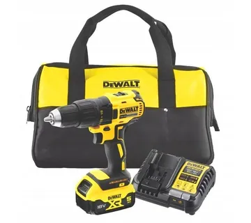 Dewalt aku bušilica-odvijač 1x 5,0 Ah i brzi punjač u torbi - cover
