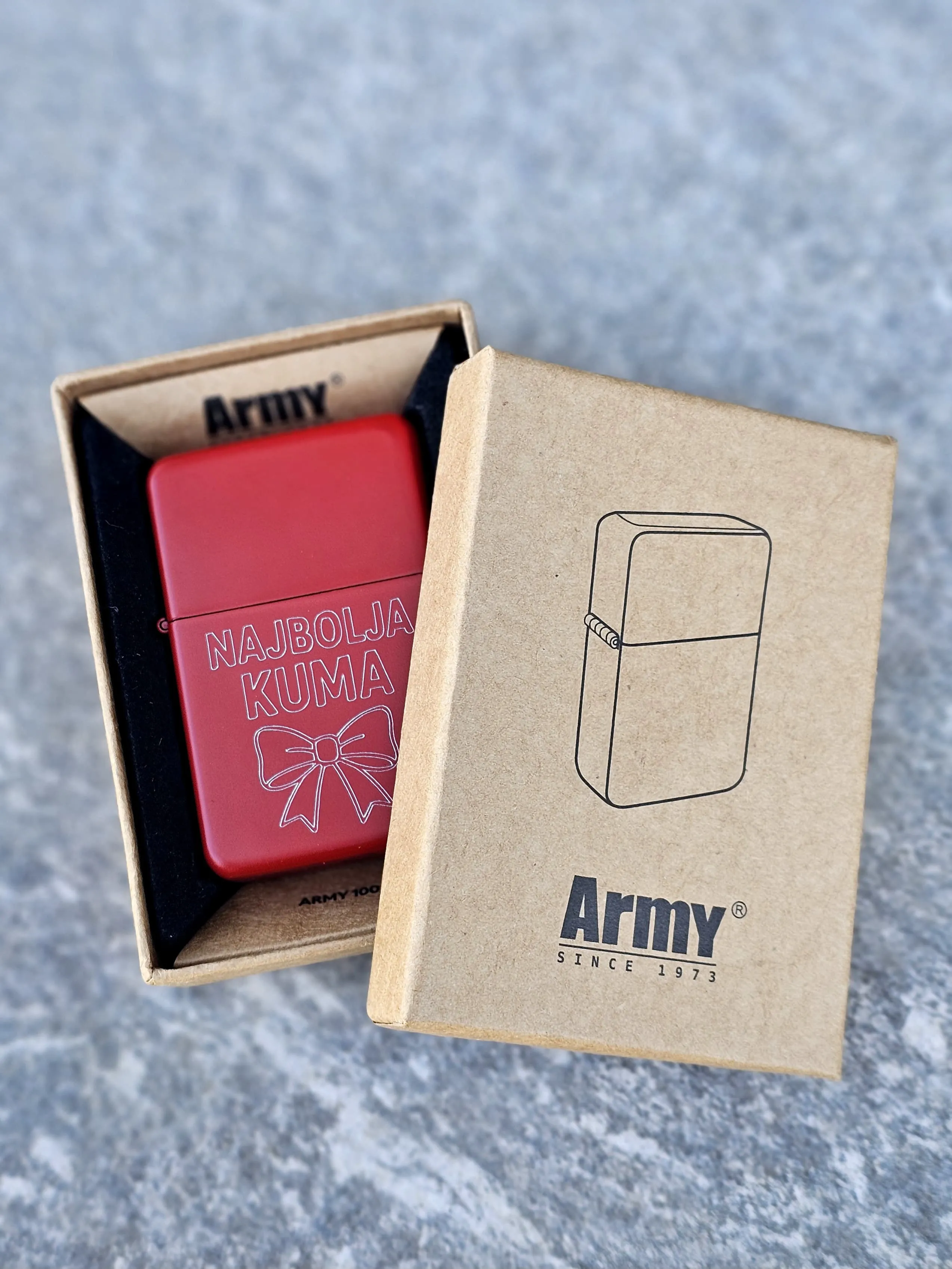 Upaljač Army - cover