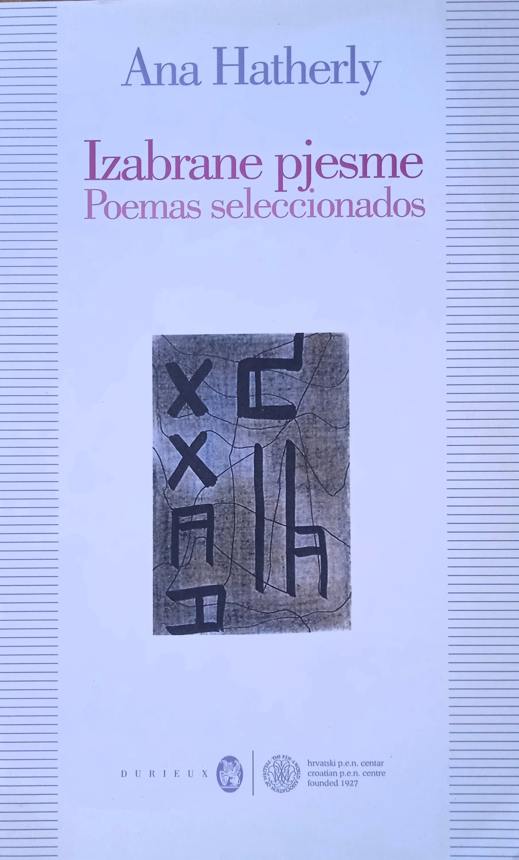 IZABRANE PJESME Ana Hatherly - cover