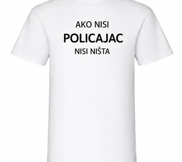 Majica ako nisi policajac - cover