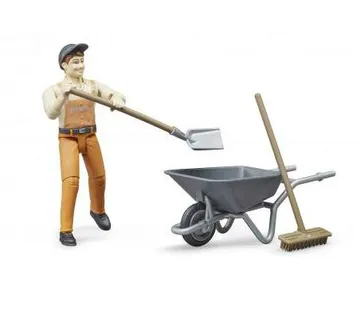 Bruder farmer narandžasti kombinezon set - cover