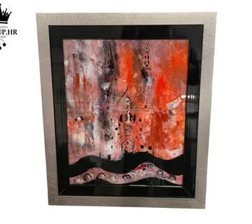 UMJETNIČKA SLIKA ŽELJKO SENEČIĆ ULJE NA STAKLU / R1, RATE ! - cover