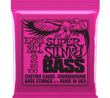 ERNIE BALL ROUNDWOUND SUPER SLINKY 45-100 ŽICE ZA BAS GITARU - cover