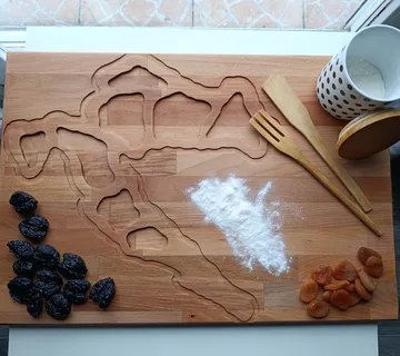 Daska/pladanj za posluživanje hrane - Hrvatska - Daska domovine - cover