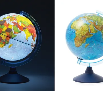 Globus 25cm Alaysky’s LED svijetlo, HRV kartog.-geopolitički - cover