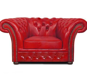 Chesterfield Fotelja Winfield Basic Luxe Leather | 1-sjedište | Red - cover