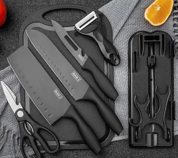 7dijelni komplet kuhinjskih noževa od nehrđajućeg čelika - cover