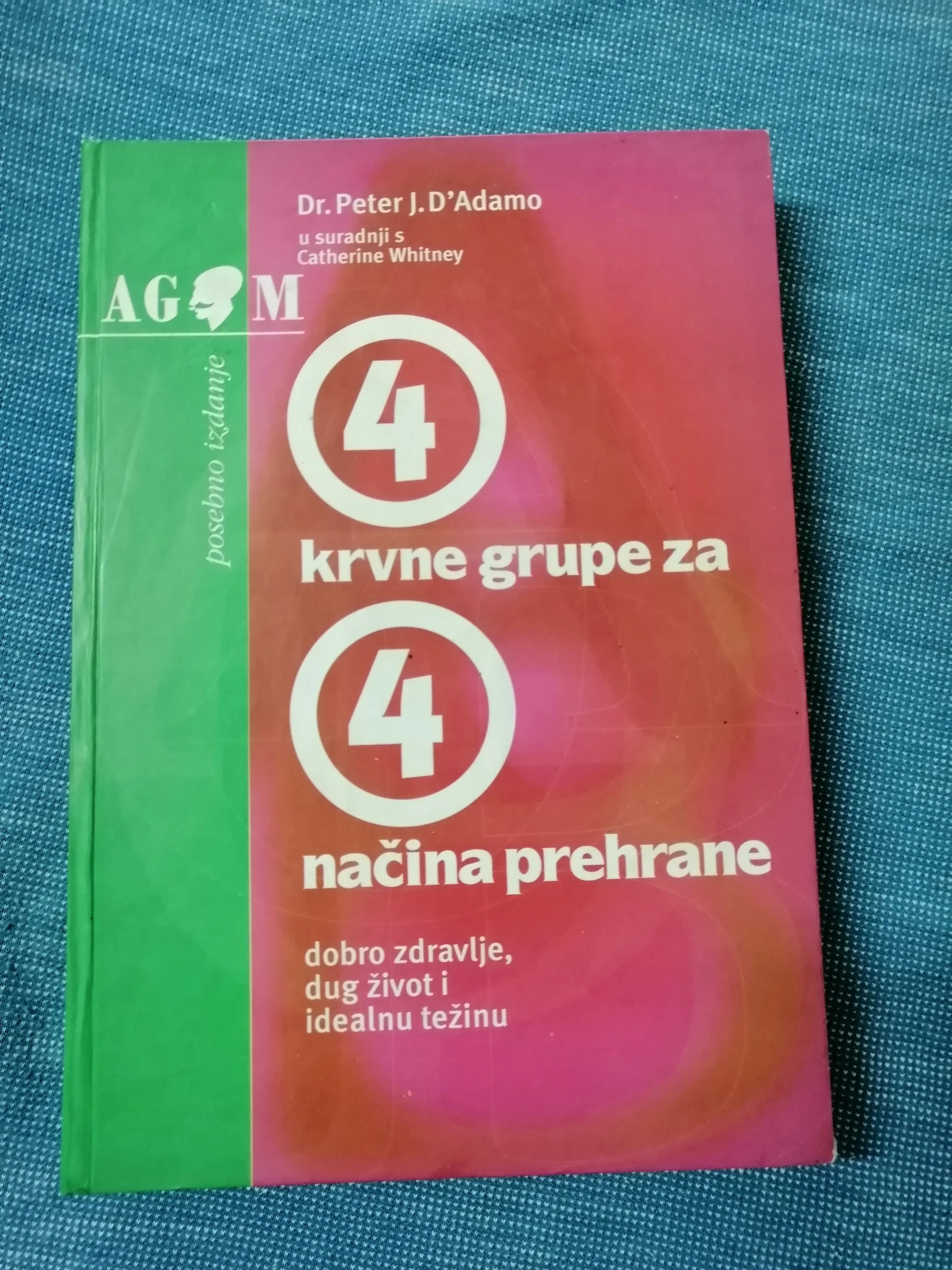 Peter J. D'Adamo – 4 krvne grupe 4 načina prehrane - cover