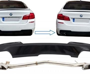 ZADNJI DIFUZOR +NASTAVCI AUSPUHA ZA BMW 5 F10 - M 550I DIZAJN - cover