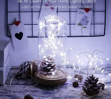 Dekorativna led svjetleća žica 100cm ili 300 cm - cover